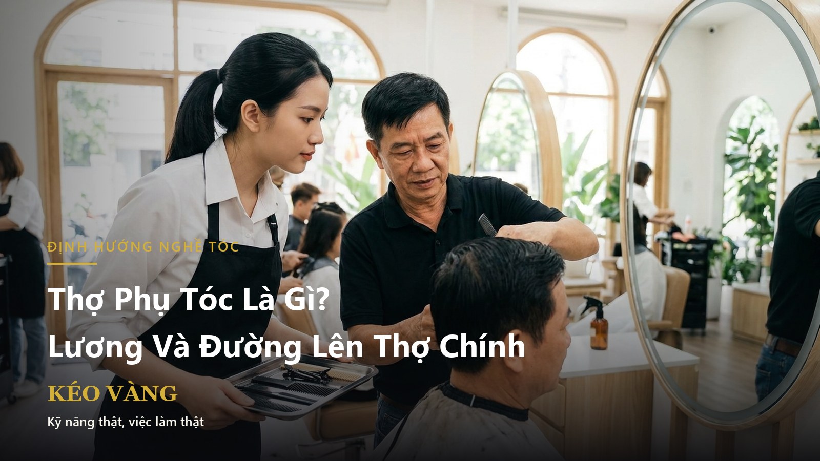 Thợ Phụ Tóc Là Gì? Lương Bao Nhiêu Và Cần Làm Những Gì
